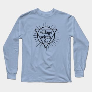 Village Witch - Black Long Sleeve T-Shirt